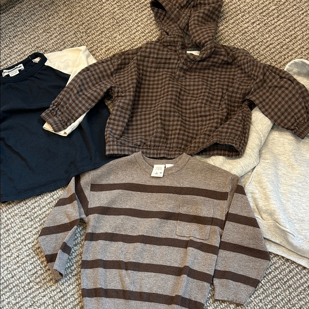 4 Zara Tops 3T